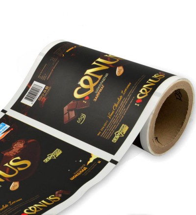 Automatic packaging curl-up film