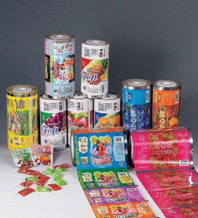 Automatic packaging curl-up film